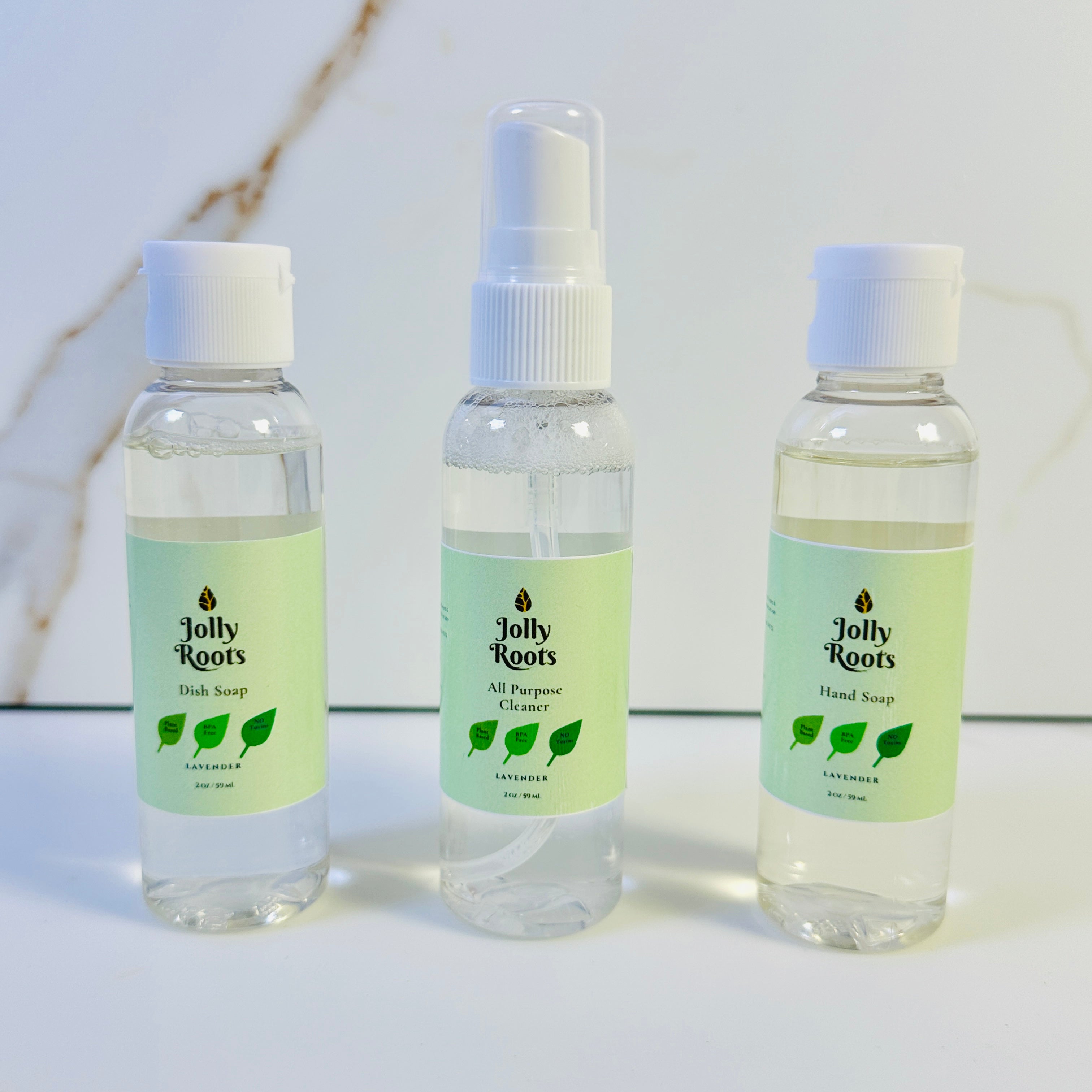 Sample/Travel Set - 2oz of each (Hand Soap, Dish Soap, All-Purpose Spray)